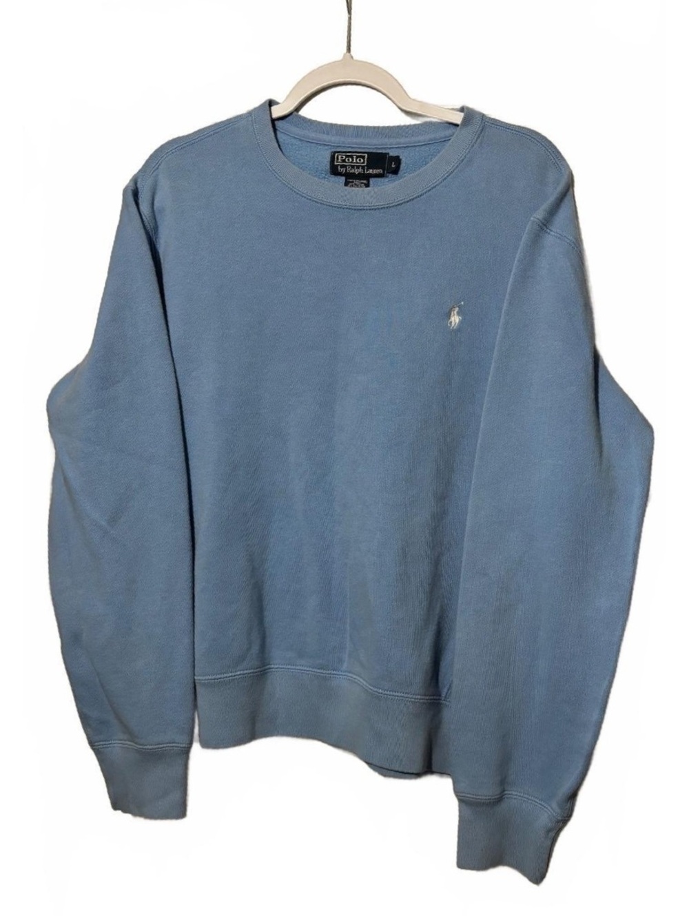 Polo Ralph Lauren Light Blue Crewneck Sweatshirt Large